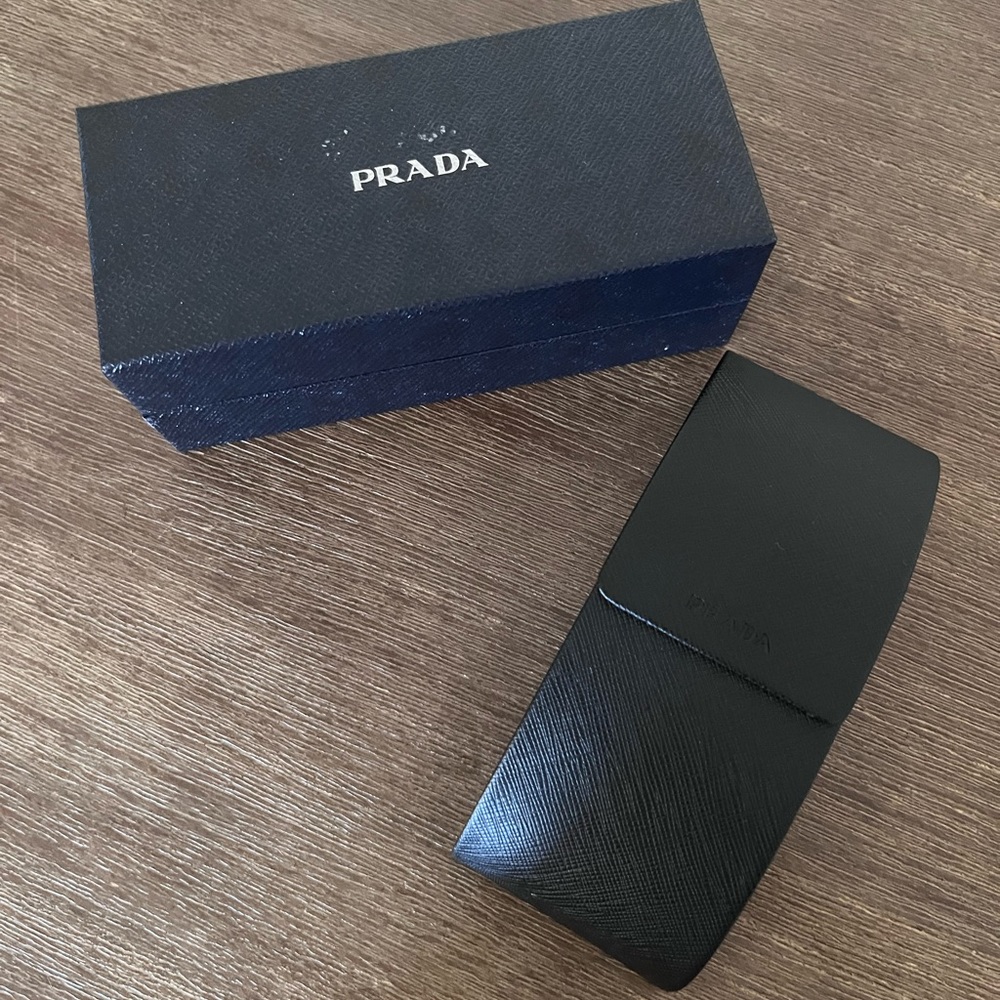 Prada sunglasses case with box